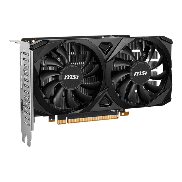 Tarjeta de video Nvidia MSI GeForce RTX 3050 Ventus 2X, OC, DLSS 3, RAY TRACING, REFLEX, STUDIO, GDDR6 - 912-V809-4266