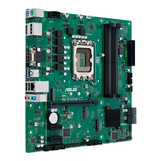 Tarjeta Madre Asus Business Pro B760M-CT-CSM, M-ATX, 12th, 13th & 14th Gen Intel, LGA 1700, DDR5 6200Mhz, PCIe 4.0 - 90MB1DY0-M1AAYC
