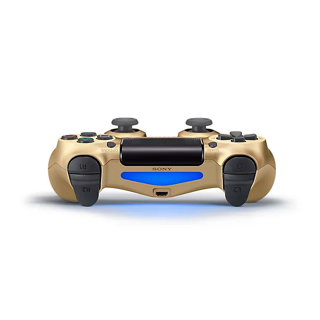 Control inalámbrico DualShock 4, Bluetooth 4.0 / Alámbrico USB-C, Multiplataforma, Dorado