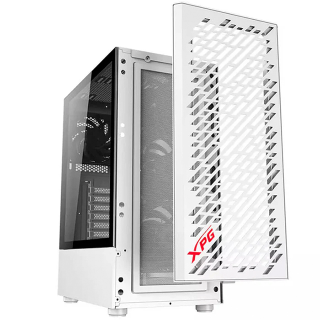 Gabinete XPG Valor Air, Blanco, ATX, 4 Ventiladores, Cristal Templado - VALORAIRMT-WHCWW