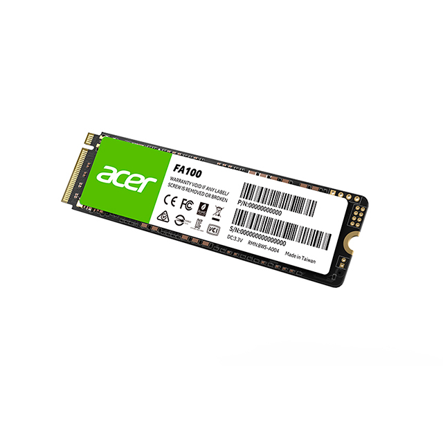 Unidad de Estado Solido SSD M.2 Acer FA100, 512GB, 3,300 / 2,700MB/s - BL.9BWWA.119