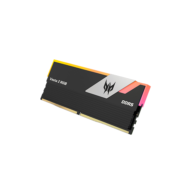 Memoria RAM Acer Predator Vesta II RGB, DDR5, 64GB 2x32GB, 6000Mhz, Negro - BL.9BWWR.381