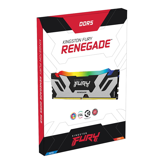 Memoria RAM Kingston Fury Renegade DDR5 RGB, 32GB 2x16GB  7200Mhz - KF572C38RSAK2-32  