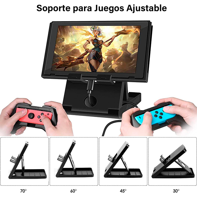 Estuche de Viaje para Nintendo Switch con accesorios 25 en 1 - B0CQ2J1RQ4