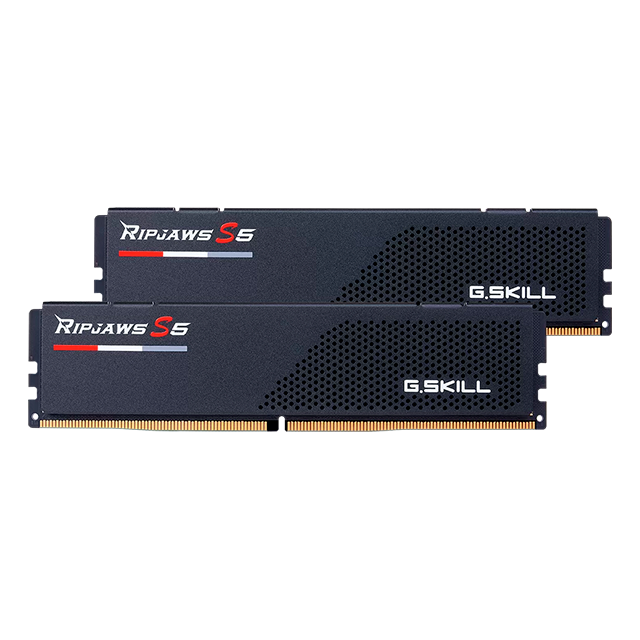 Memoria RAM G.SKILL Ripjaws S5, 64GB (2×32GB), DDR5, 6800 MHz, CL34, UDIMM – F5-6800J3445G32GX2-RS5K