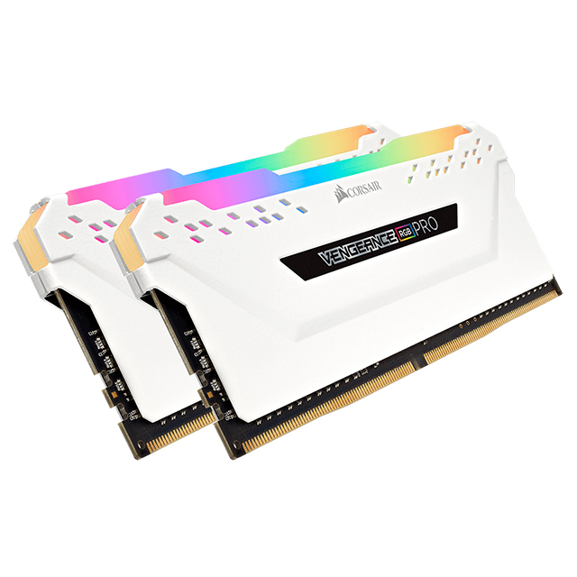 Memoria RAM Corsair Vengeance RGB Pro White Edition, 32GB 2x16GB 3200Mhz - CMW32GX4M2E3200C16W 