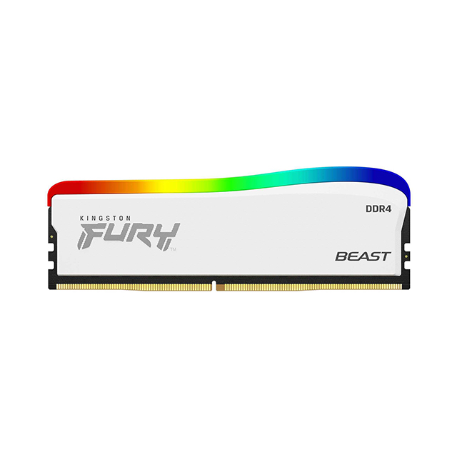 Memoria RAM Kingston Fury Beast RGB White Special Edition, 8GB 1x8GB 3200Mhz - KF436C17BWA/8