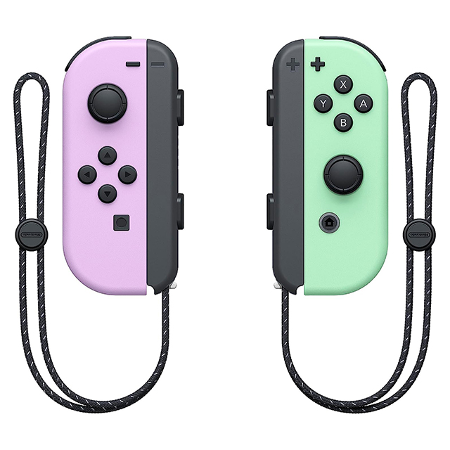 Controles Joy-Con Izquierdo y Derecho para Nintendo Switch, Color Morado Pastel/Verde Pastel- Standard Edition - HACAJAVAF