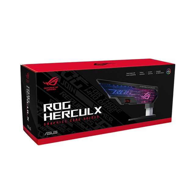 Soporte para tarjeta de video ASUS ROG HERCULX XH01 - ARGB, GPU Holder
