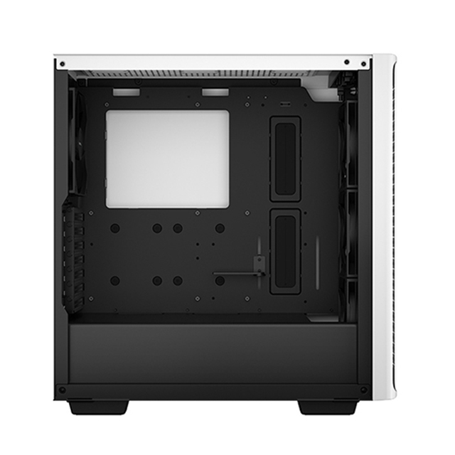 Gabinete DeepCool CK560 White, Midtower, Cristal Templado, Incluye 3 ventiladores ARGB, Mini-ITX / Micro-ATX / ATX / E-ATX, R-CK560-WHAAE4-G-1