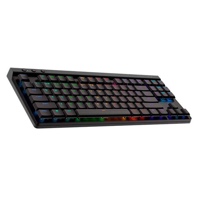 Teclado Gamer Logitech G515 LIGHTSPEED TKL, Mecánico, Inalámbrico, Bluetooth, Negro, Inglés - 920-012423