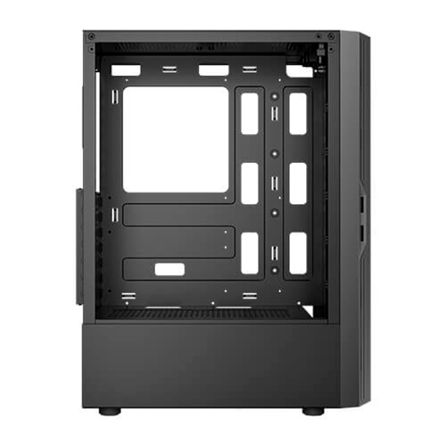 Gabinete Antec AX20 Elite, 4 Ventiladores RGB, Panel de Malla y Vidrio Templado, ATX/M-ATX/ITX