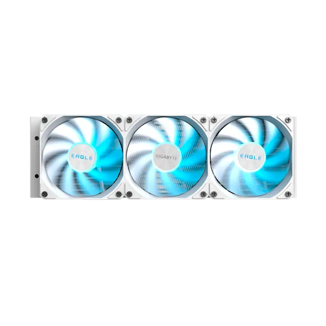 Enfriamiento Líquido Gigabyte Eagle 360 ICE, AIO 360 mm, 3 ventiladores ARGB, compatible Intel y AMD, blanco – Gigabyte Eagle 360 ICE