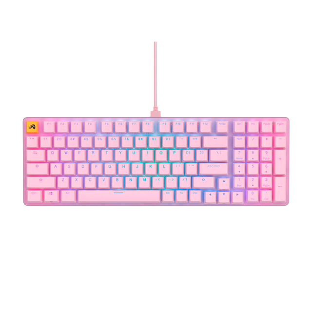 Teclado Mecánico Glorious GMMK 2 65% Pink Edition, RGB, alámbrico, hot-swap – GLO-GMMK2-65-FOX-P
