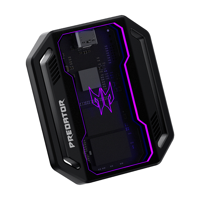 Unidad de Estado Solido SSD Externo Predator GP30 2TB, USB-C, USB 3.2 Gen 2x2, hasta 2000/2000 MB/s, RGB, negro – BL.9BWWR.126
