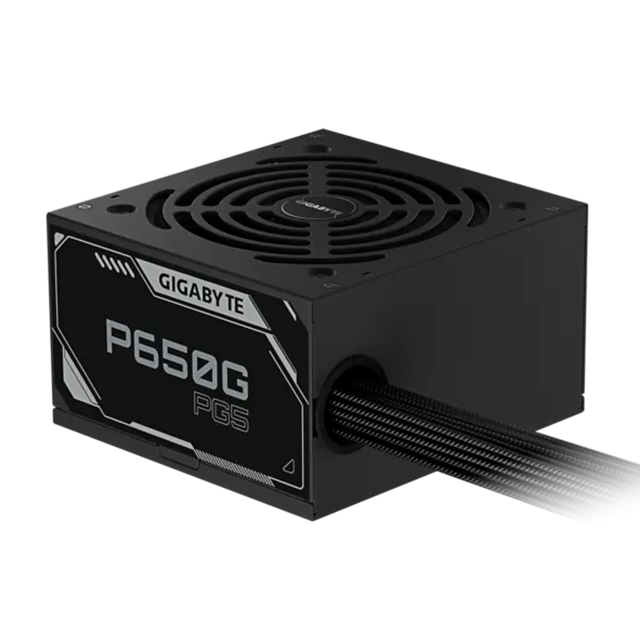 Fuente de Poder Gigabyte 650W, 80 Plus Gold, ATX 3.0 - GP-P650G-PG5
