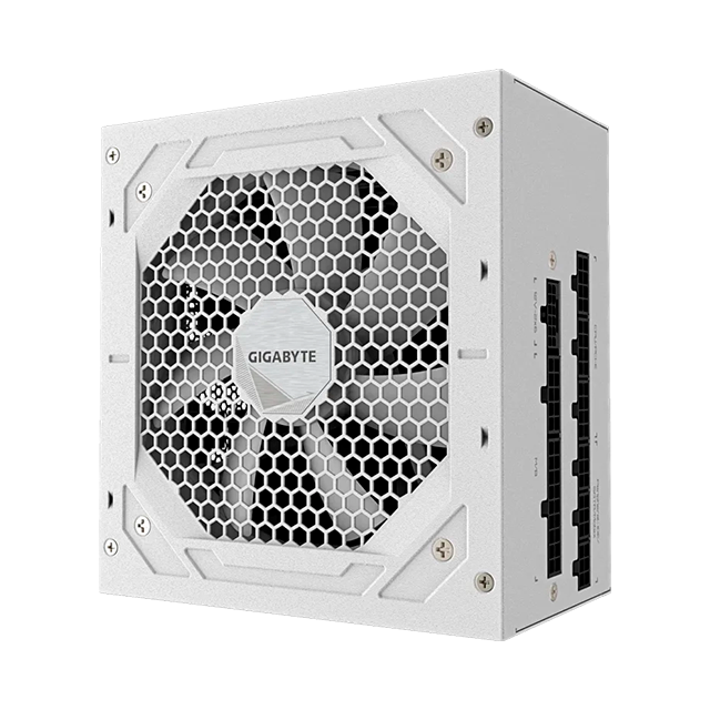 Fuente de Poder Gigabyte UD750GM PG5 ICE, 750W, 80 Plus Gold, ATX 3.1, PCIe 5.1, Full modular, blanco – GP-UD750GM PG5 ICE