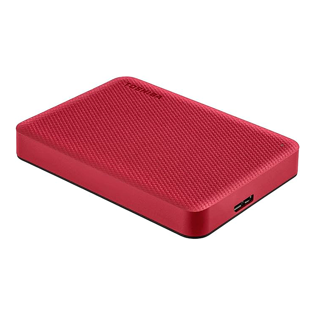 Disco Duro Externo Toshiba Canvio Advance V10, 4TB, 2.5”, USB 3.0, Color Rojo – HDTCA40XR3CA
