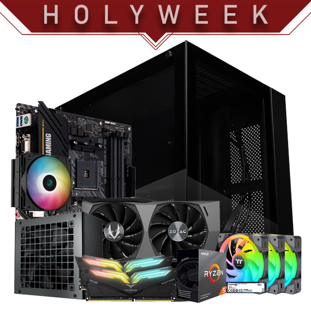PC Gamer Holyweek | AMD Ryzen 5 5500 | 16GB 3200Mhz | RTX 3060 | 1TB NVMe M.2
