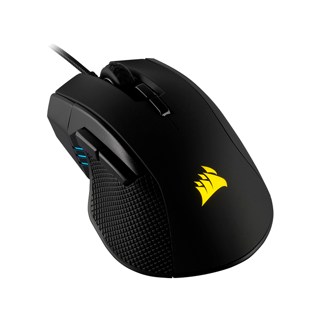 Mouse Gamer Corsair Optico IRONCLAW RGB FPS/MOBA, Alámbrico, USB, 18.000DPI, Negro - CH-9307011-NA