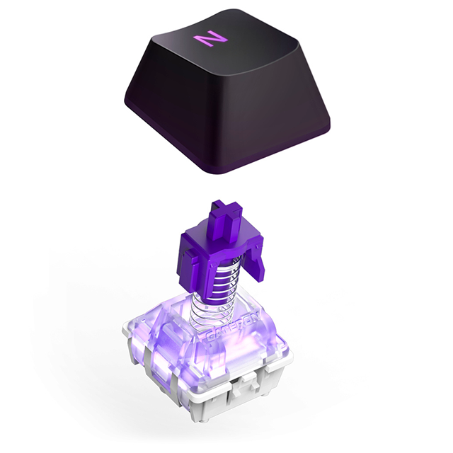 Teclado Gamer NZXT Function 2 RGB, Mecánico, Switch Óptico, Alámbrico, USB, Negro, Inglés - KB-001NB-US