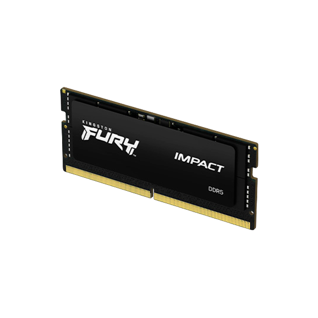 Memoria RAM SO-DIMM Kingston Fury Impact DDR5, 16GB, 4800MT/s, CL38 – KF548S38IB-16