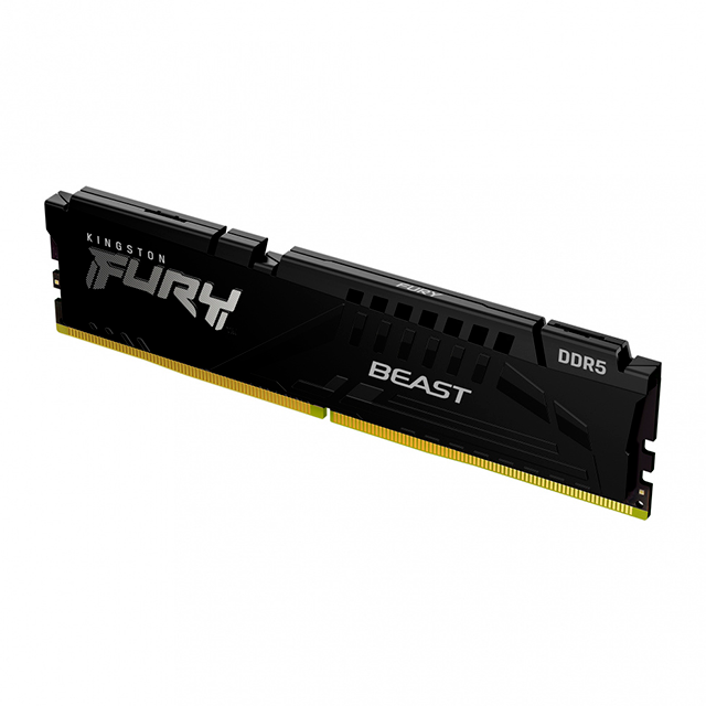 Memoria RAM Kingston Fury Beast Black, 8GB, DDR5, 5600MHz, CL40, XMP - KF556C40BB-8