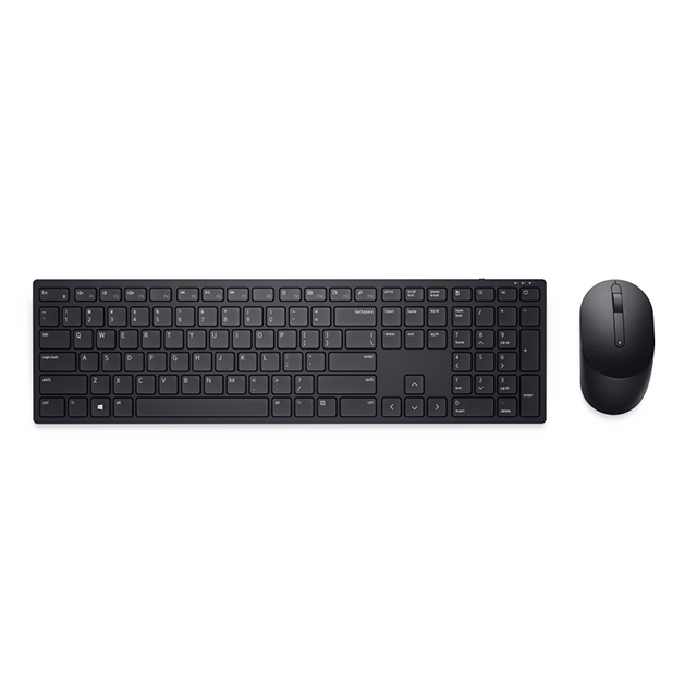Combo de Teclado y Mouse Dell KM5221W, Inalámbrico, USB, Negro, Español - 580-AJIU