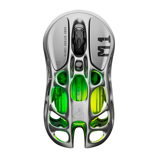 Mouse Gamer Inalámbrico GravaStar Mercury M1 Pro Gunmetal Gray, PAW3395, 26,000 DPI, 2.4 GHz/Bluetooth 5.1/USB-C, RGB – GRAVASTAR M1 PRO_GRY