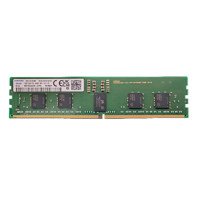 Memoria RAM Samsung 16GB, DDR5, 6400 MHz, ECC Registered, RDIMM, 1Rx8 – M321R2GA3EB2-CCPKC