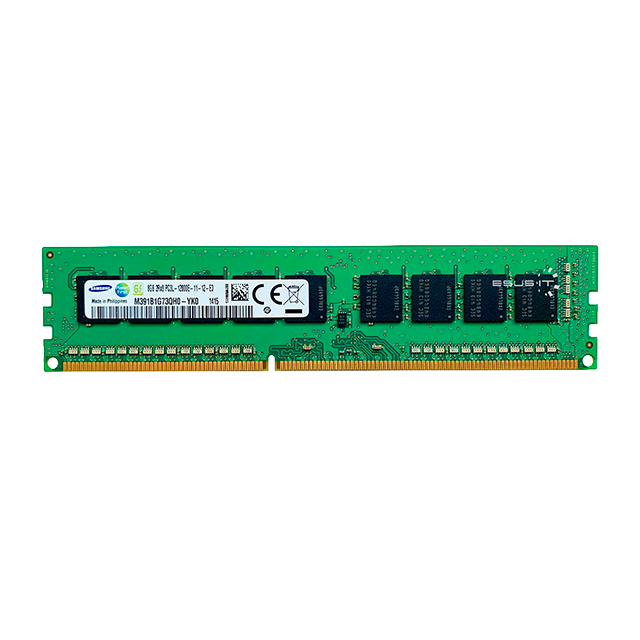 Memoria RAM Samsung 8GB DDR3L 1600MHz, ECC UDIMM, CL11, 2Rx8, 1.35V – M391B1G73QH0-YK0