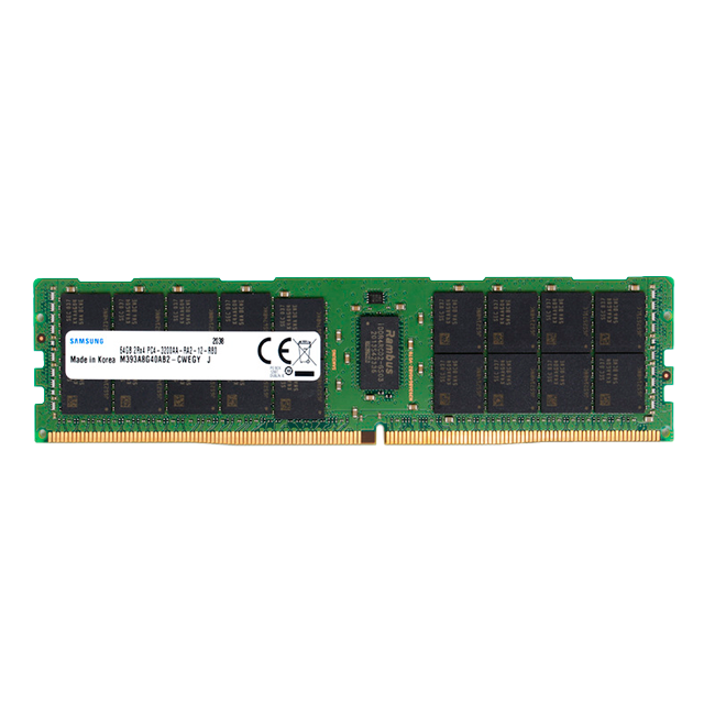Memoria RAM Samsung 64GB, DDR4, 3200 MHz, ECC Registered, 2Rx4, RDIMM – M393A8G40AB2-CWEGY