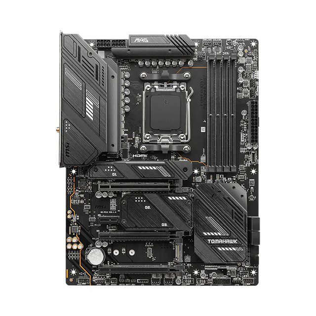 Tarjeta Madre MSI MAG X670E TOMAHAWK WIFI, AM5, DDR5, PCIe 5.0, 4× M.2, ATX – MAG X670E TOMAHAWK WIFI