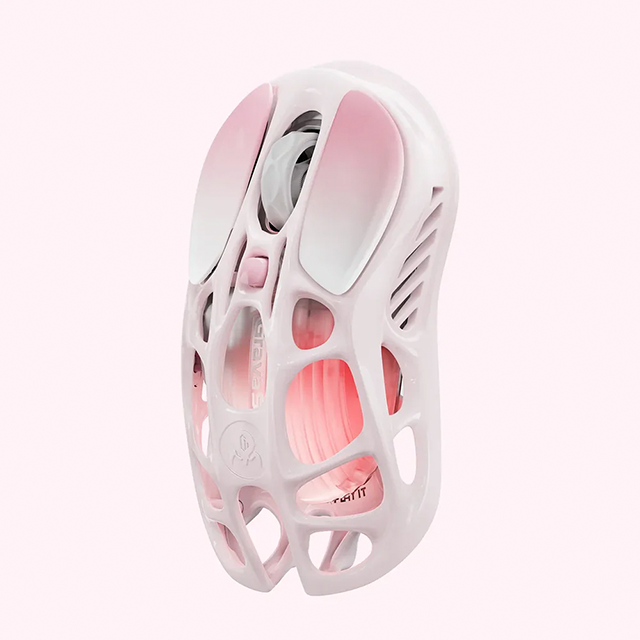 Mouse Gamer Inalámbrico GravaStar Mercury M1 Pro, Sakura Pink – GRAVASTAR M1 PRO_PNK