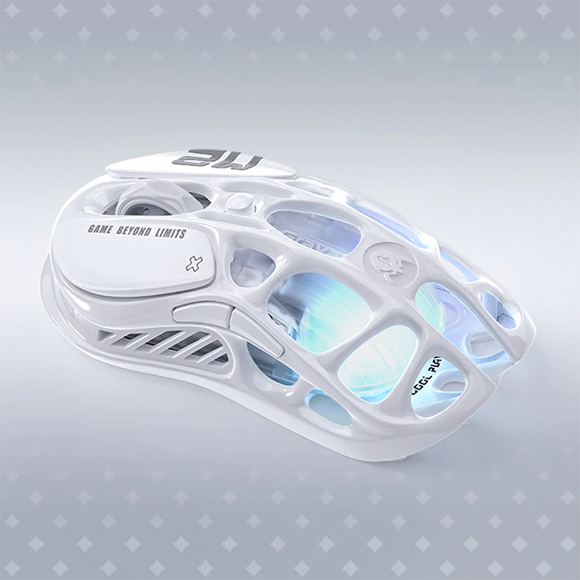 Mouse Gamer Inalámbrico GravaStar Mercury M2, Opaline White – GRAVASTAR M2_WHITE