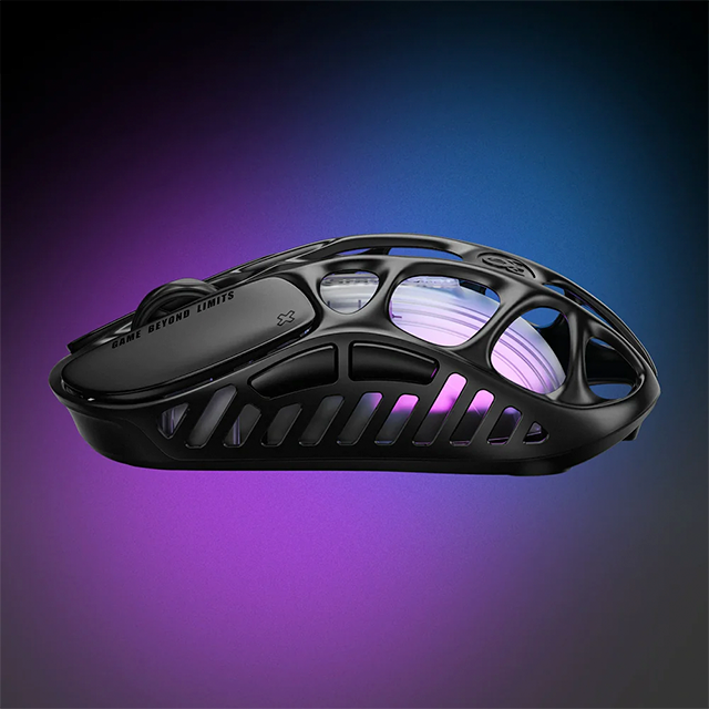 Mouse Gamer Inalámbrico GravaStar Mercury X Pro, 8K Dongle, Galaxy Black – GS X PRO_BLK