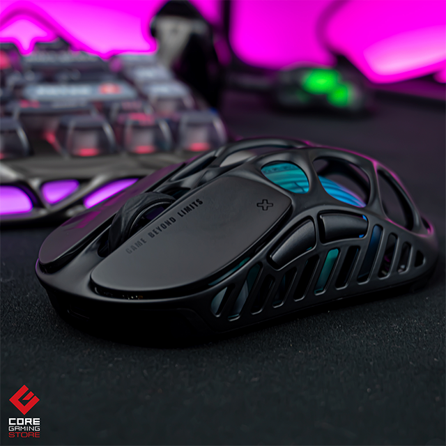 Mouse Gamer Inalámbrico GravaStar Mercury X Pro, 8K Dongle, Galaxy Black – GS X PRO_BLK