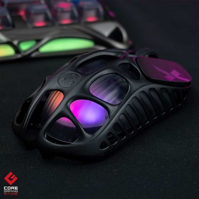 Mouse Gamer Inalámbrico GravaStar Mercury X Pro, 8K Dongle, Galaxy Black – GS X PRO_BLK