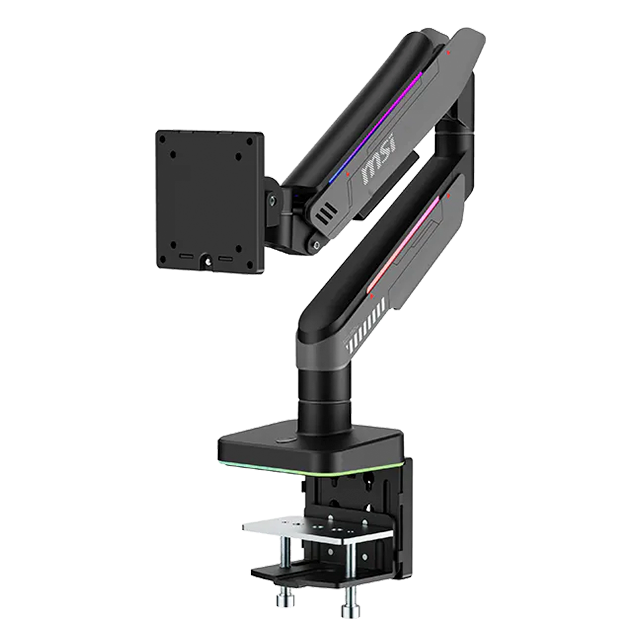 Soporte para Monitor MSI MPG MT201R V2, individual, RGB, montaje de mesa, para pantallas 17"–49", negro – MPG MT201R V2
