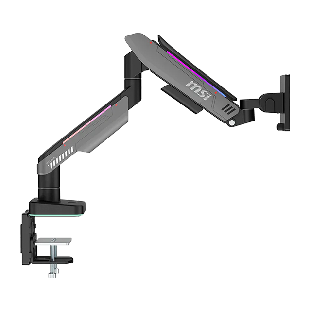 Soporte para Monitor MSI MPG MT201R V2, individual, RGB, montaje de mesa, para pantallas 17"–49", negro – MPG MT201R V2