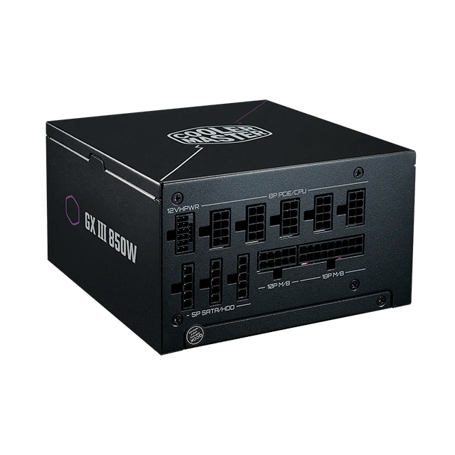 Fuente de Poder Cooler Master MWE Gold 850 V3, ATX 3.1, 850 W, Certificación 80 Plus Gold – MPX-8503-AFAG-2BUV