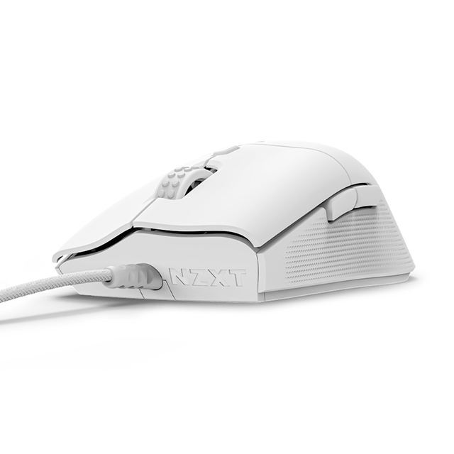 Mouse Gamer Ergonómico NZXT Lift 2 Ergo, Alámbrico, Óptico, 26.000DPI, USB-A, Blanco - MS-001NW-02