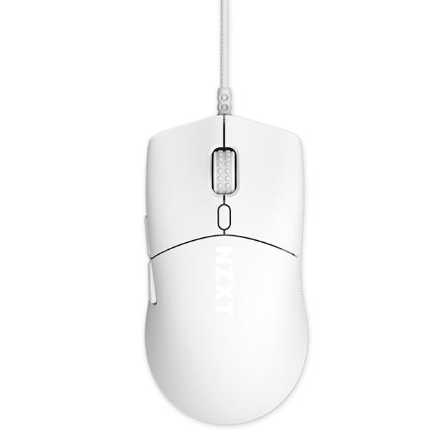 Mouse Gamer Ergonómico NZXT Lift 2 Symm, Alámbrico, Óptico, 26.000DPI, USB-A, Blanco - MS-001NW-04