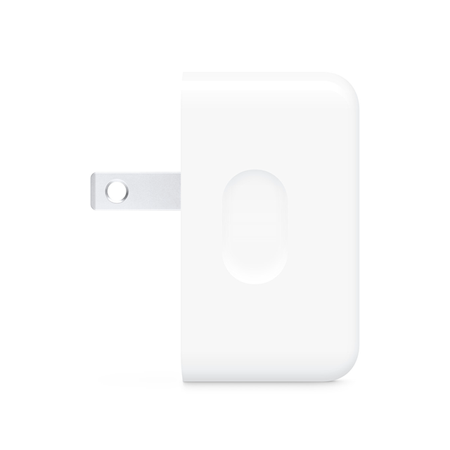 Cargador Apple Dual USB-C, 35 W, 2 Puertos USB-C, Adaptador de Corriente Compacto, Blanco – MW2H3AM/A