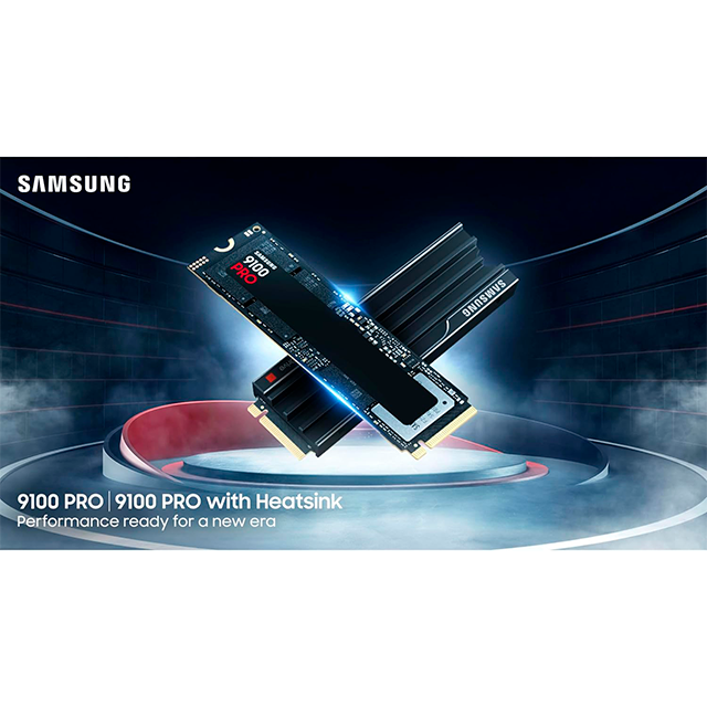 Unidad de Estado Sólido Samsung 9100 PRO 8TB, M.2 2280, PCIe 5.0 ×4, NVMe 2.0, 14,800/13,400 MB/s – MZ-VAP8T0B/AM