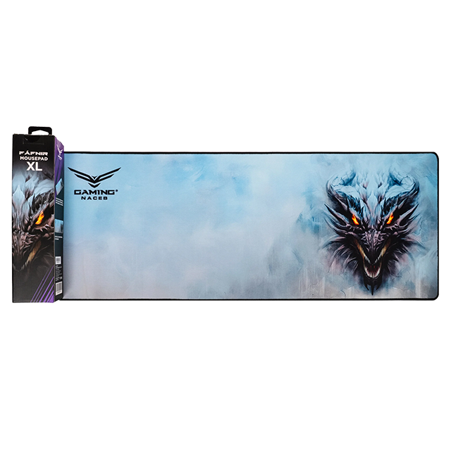 Mousepad Gamer Naceb FAFNIR XXL, Superficie Control, Base Antideslizante, 81 × 31 cm – NA-0979