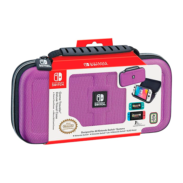 Estuche de Viaje Deluxe RDS para Switch / Switch Lite / Switch OLED – Nylon Balístico Morado