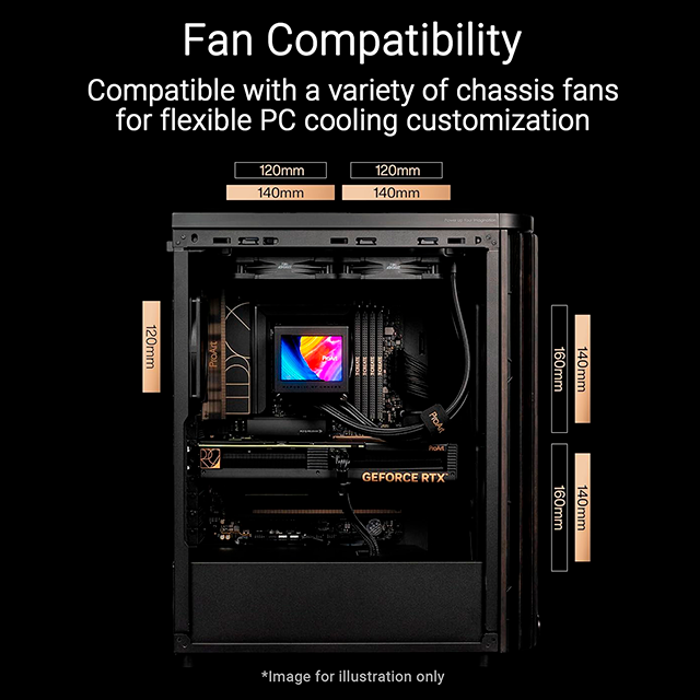 Gabinete ASUS ProArt PA401, ATX, panel madera, vidrio templado, 3 ventiladores, USB-C, negro – PA401/BK/WOOD/TG