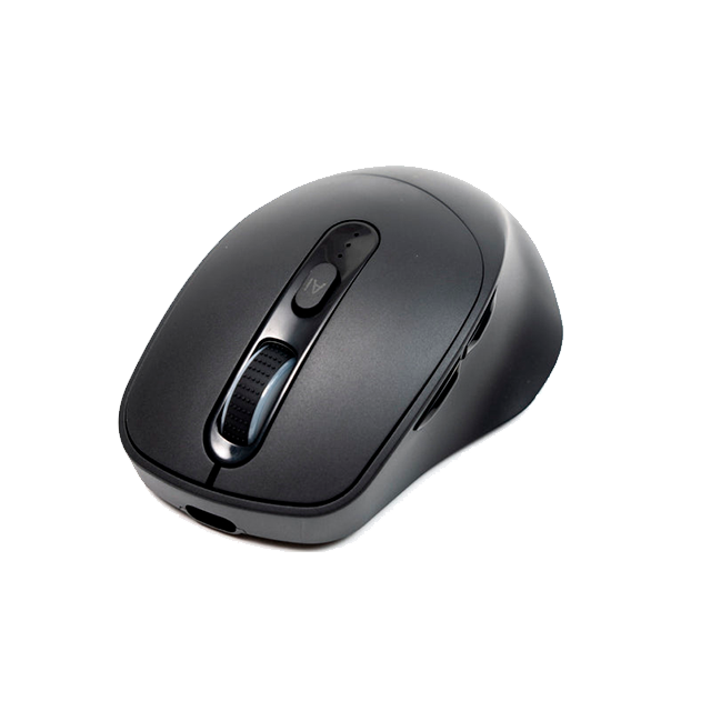 Mouse Inalámbrico AI con ChatGPT Integrado Mind, Óptico, 4.000DPI, RF Inalámbrico/Bluetooth, Negro - PC-045168