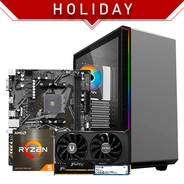 PC Gamer Holiday  | AMD Ryzen 5 5500 | Nvidia RTX 4060 8GB | 16GB DDR4 | 1000GB SSD M.2 
